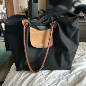 Longchamp Le Pliage Tote in Black